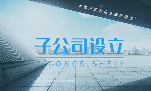 子公司設立材料(子公司設立條件及手續)